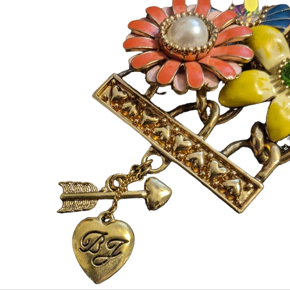 Betsey Johnson Bracelet Garden Flower Enamel rare - Picture 4 of 5